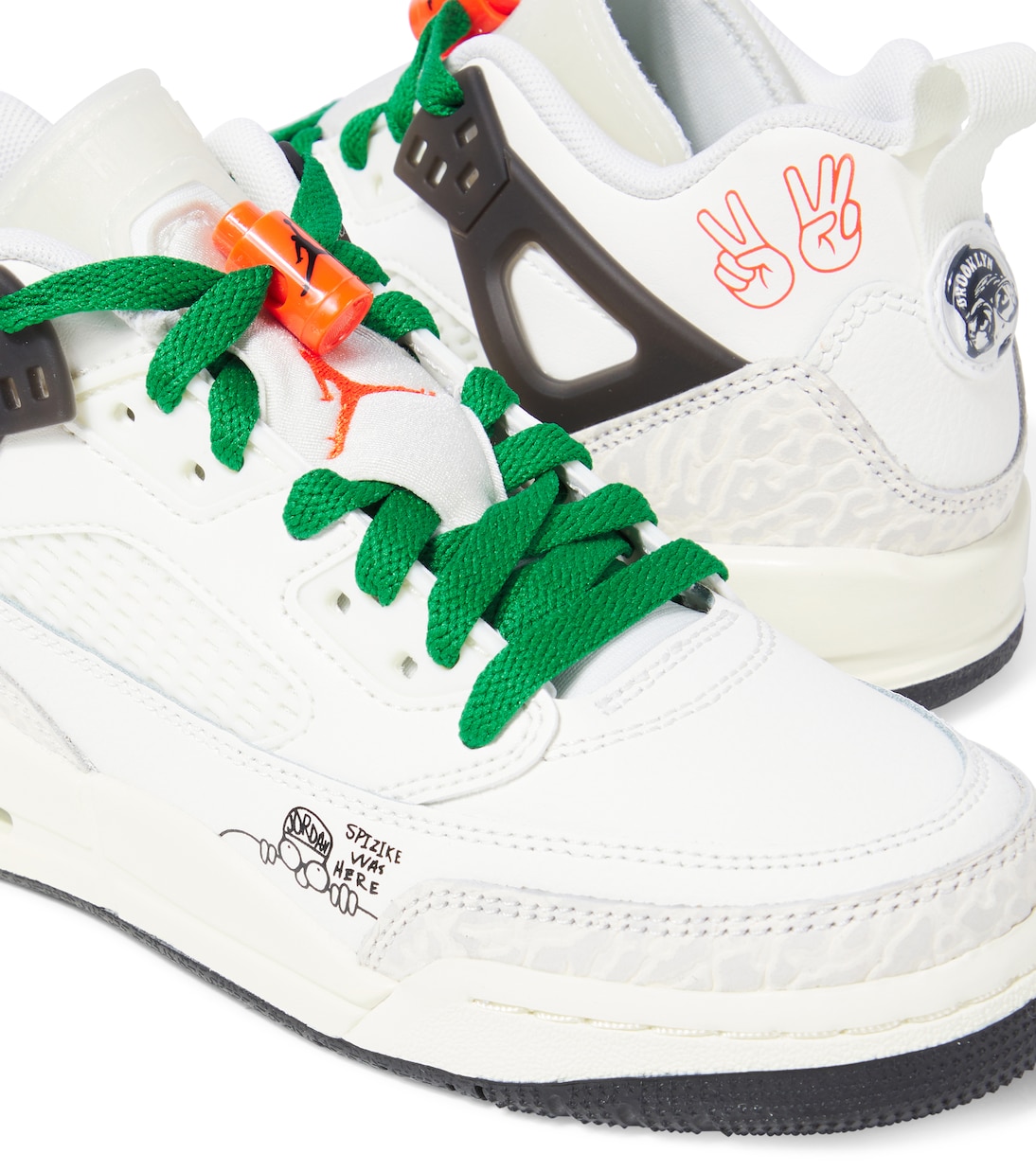 Spizike Low leather sneakers | Nike Kids