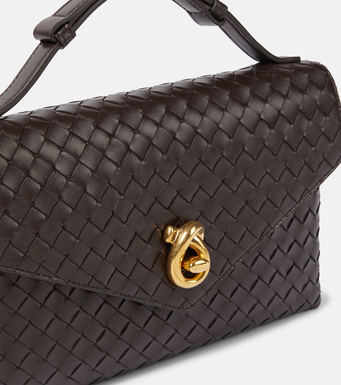 Schultertasche Knot Lock aus Leder | Bottega Veneta