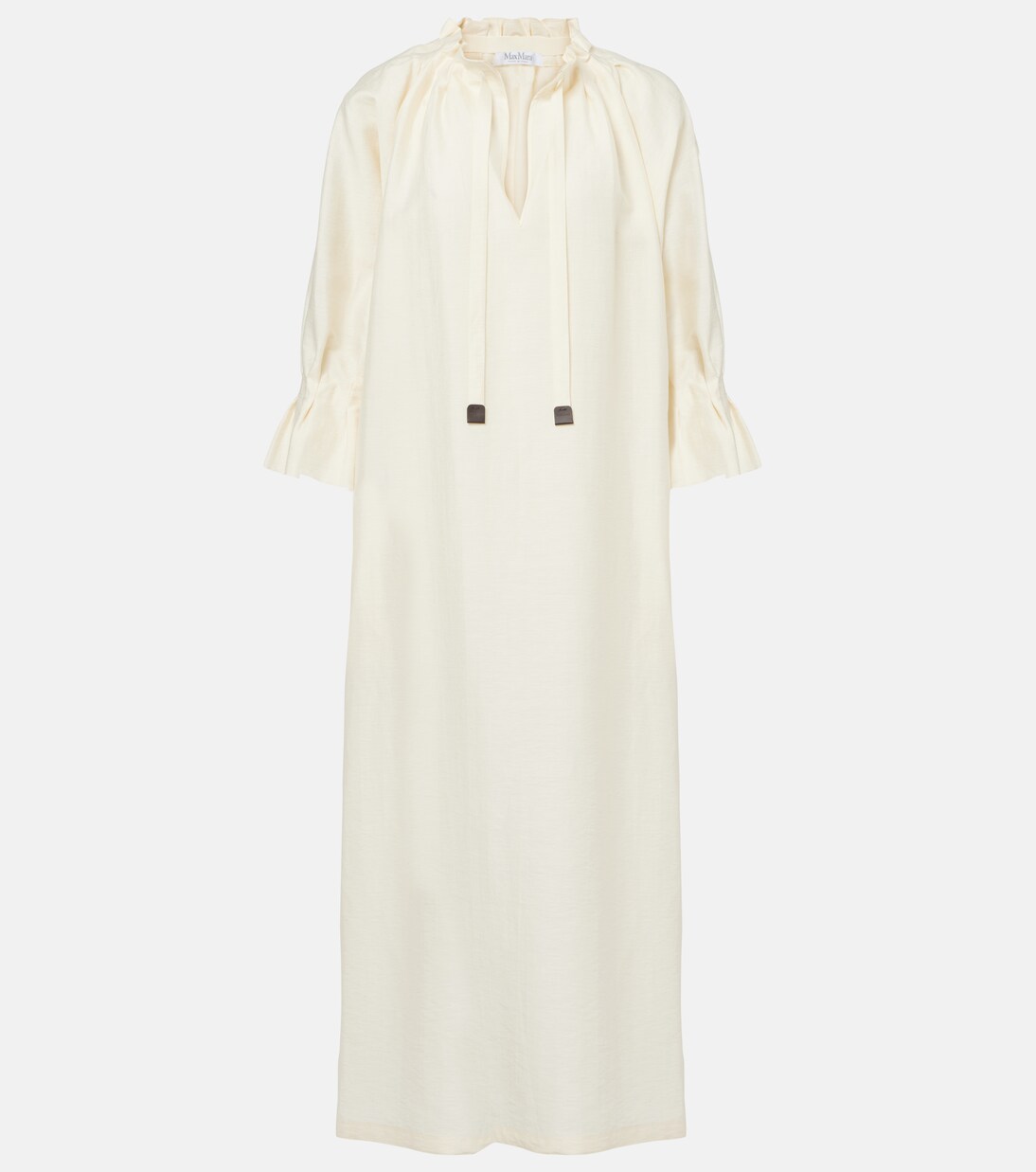 Robe longue Jene en lin et soie mélangés | Max Mara