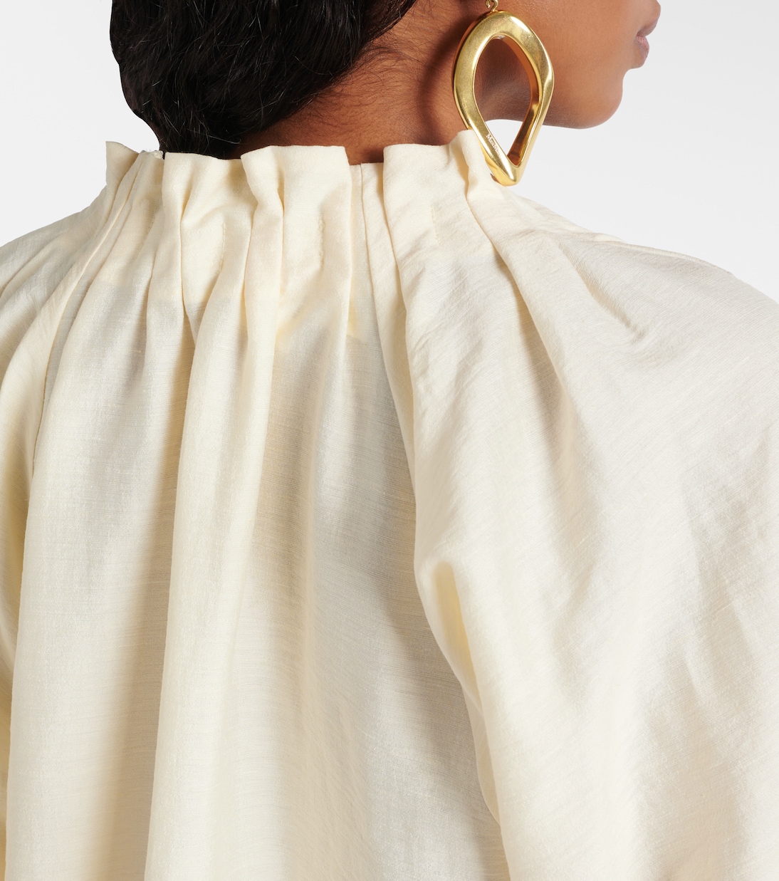 Robe longue Jene en lin et soie mélangés | Max Mara