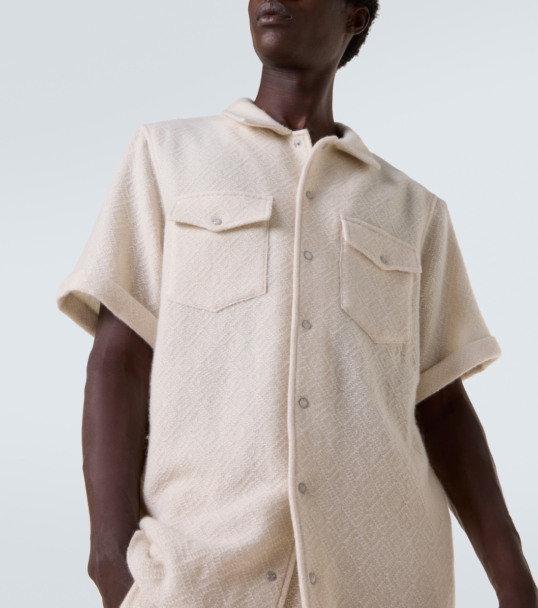 Hemd Diamond aus Kaschmir mit Mondstein | God's True Cashmere