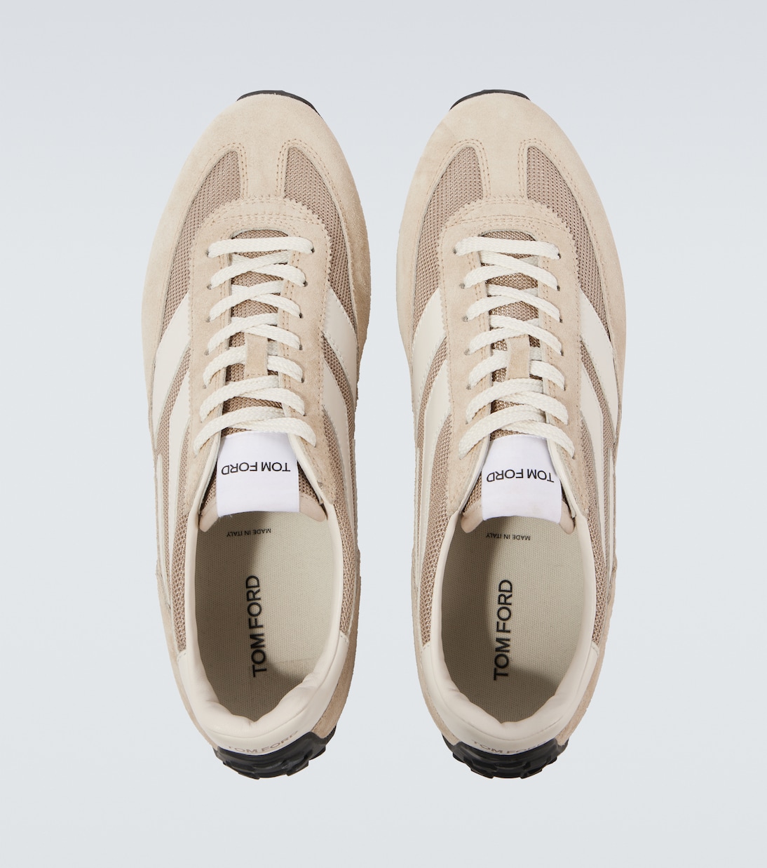 Mick suede-trimmed sneakers | Tom Ford