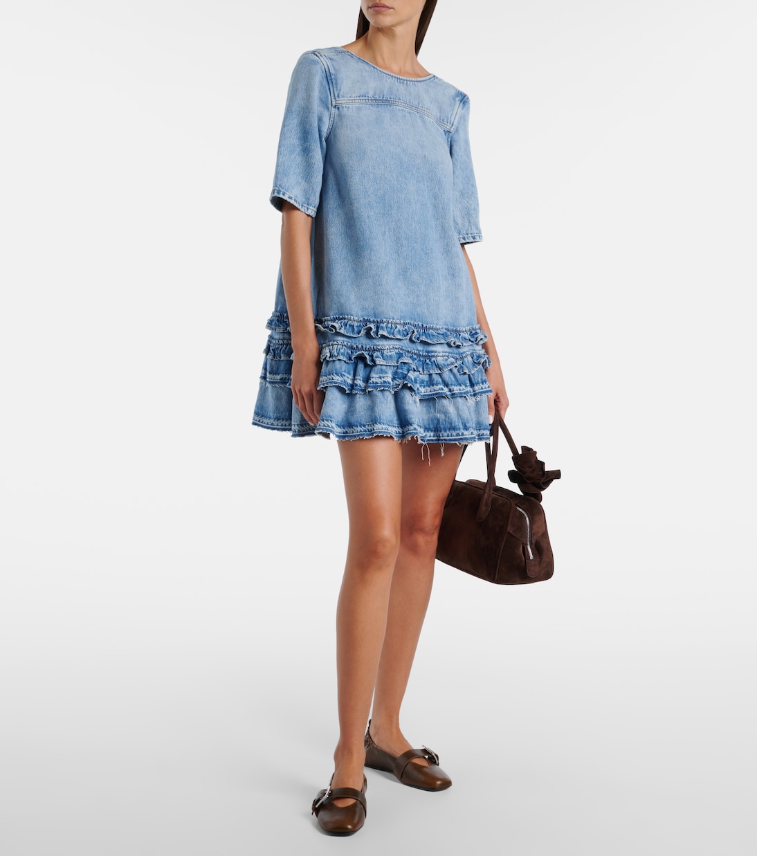 Butterfly Mary Jane flats | Ganni