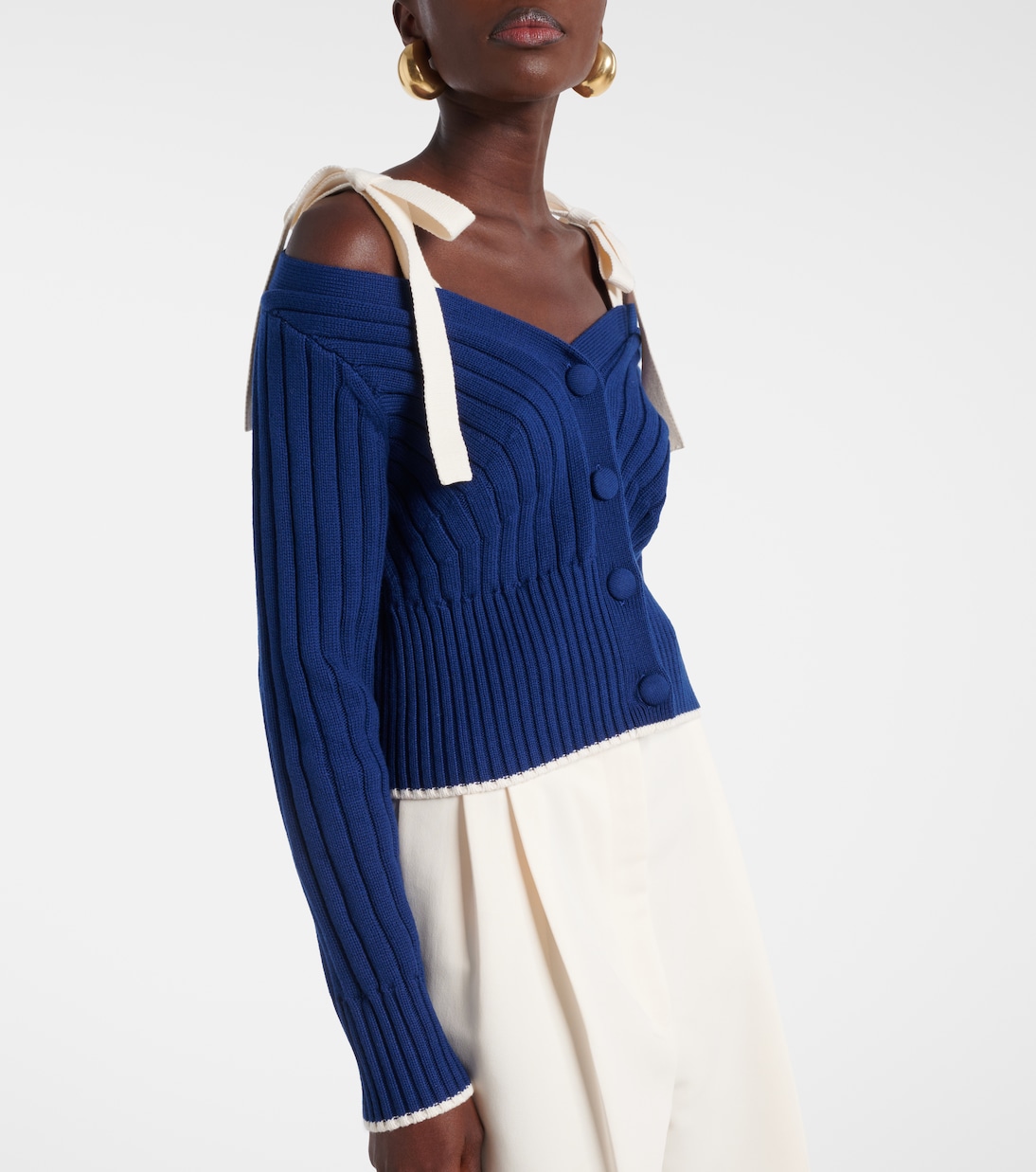 Cardigan aus Baumwolle und Wolle | Carolina Herrera