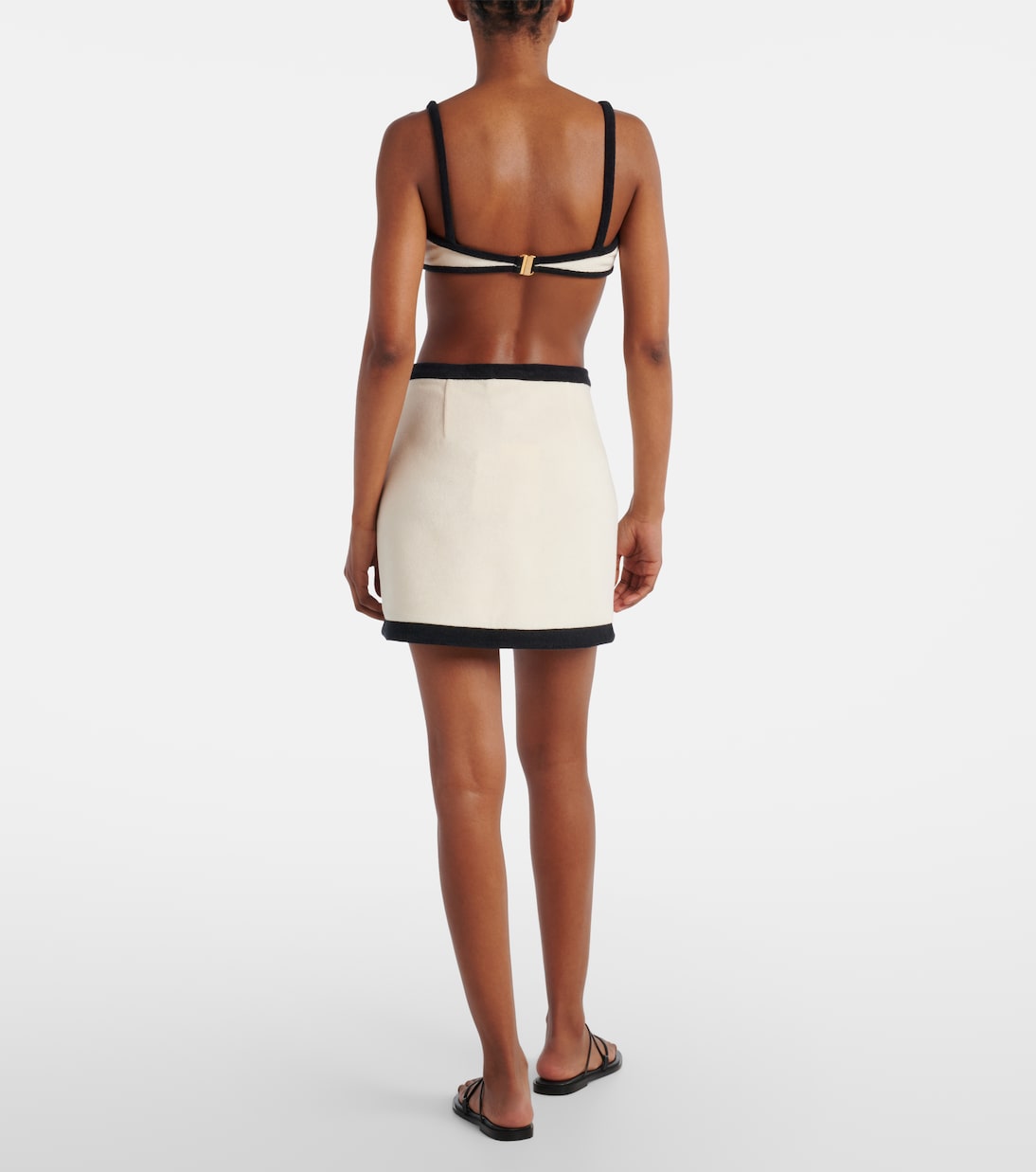 Cotton-blend wrap skirt | Adriana Degreas