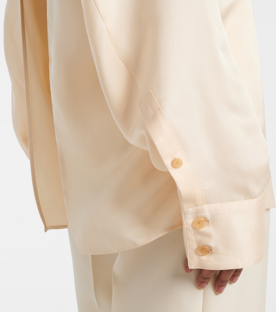 Top Durion aus Satin | Khaite