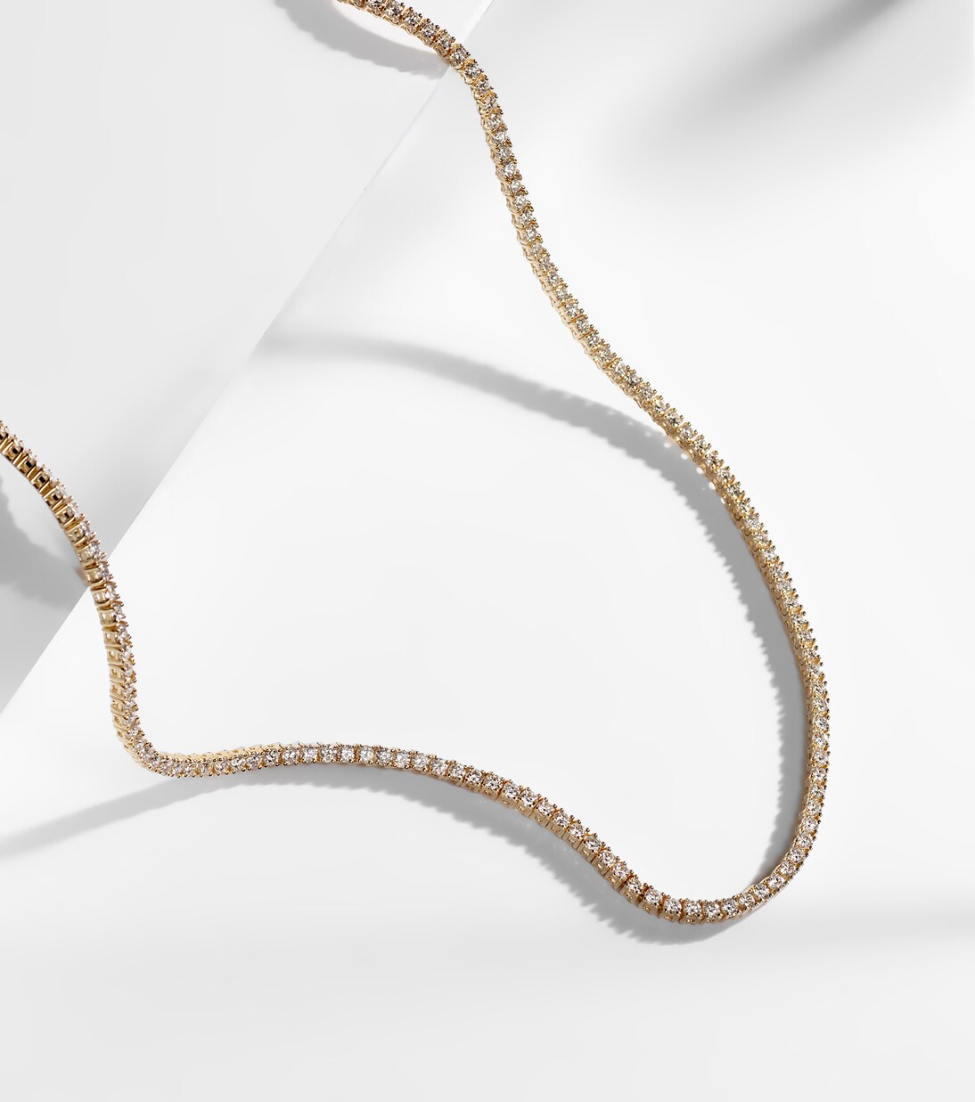Choker Hepburn in oro 18kt con diamanti | Anita Ko