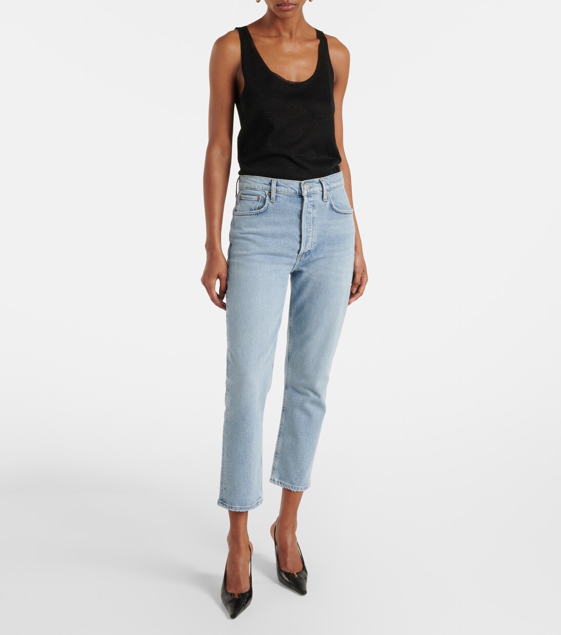 High-Rise Straight Jeans Riley | Agolde
