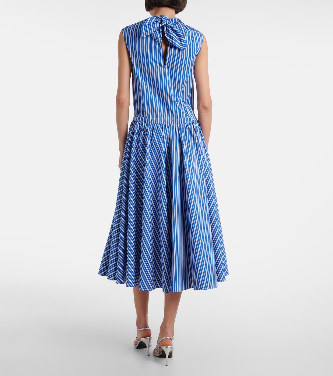 Robe chemise rayée en coton | Patou