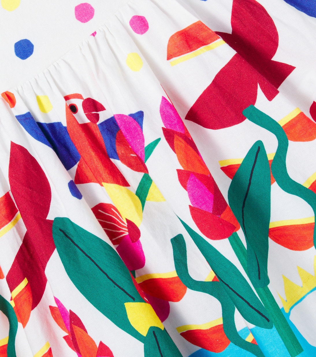 Bedrucktes Kleid Rainha das Águas | Fábula