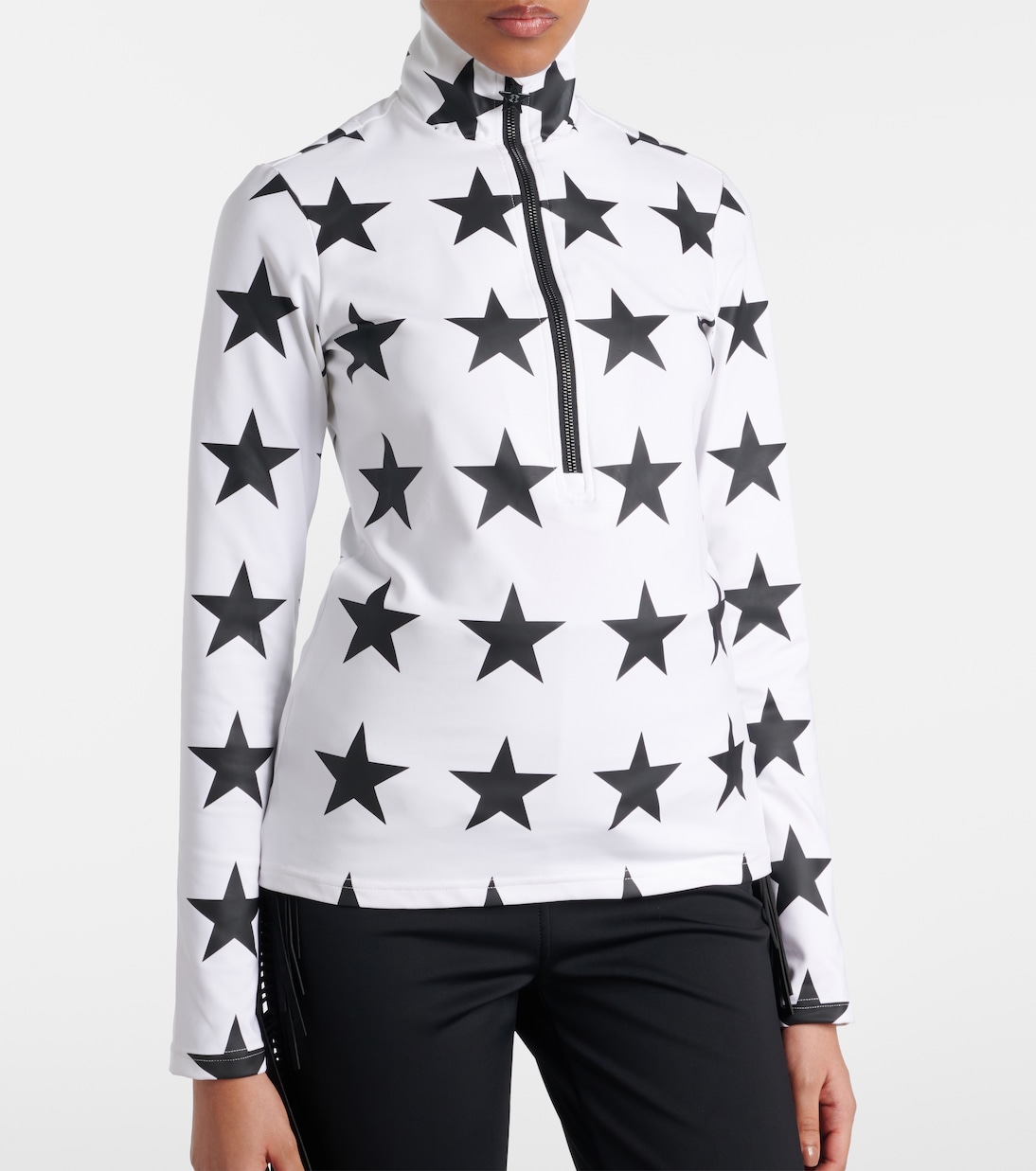 Lunaria printed half-zip ski top | Goldbergh