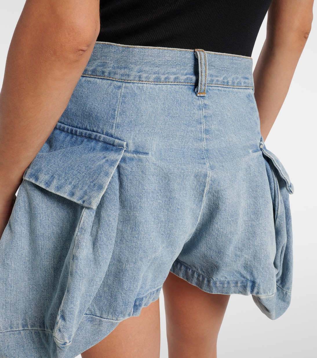 Cargo-Shorts aus Denim | Sacai