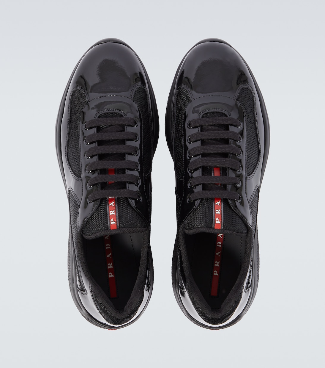 Patent leather sneakers | Prada