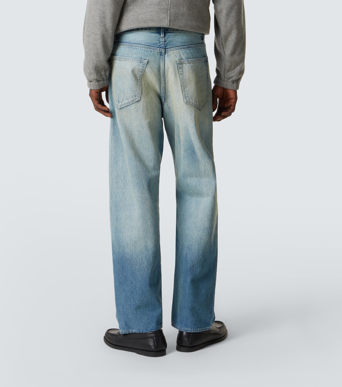 Wide-Leg Jeans Faded | Auralee