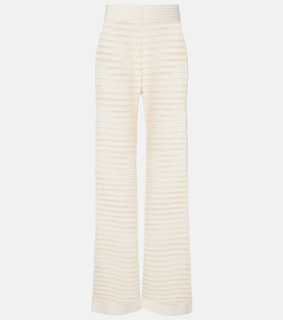 Mid-Rise-Hose Lucy aus Häkelstrick | Leset