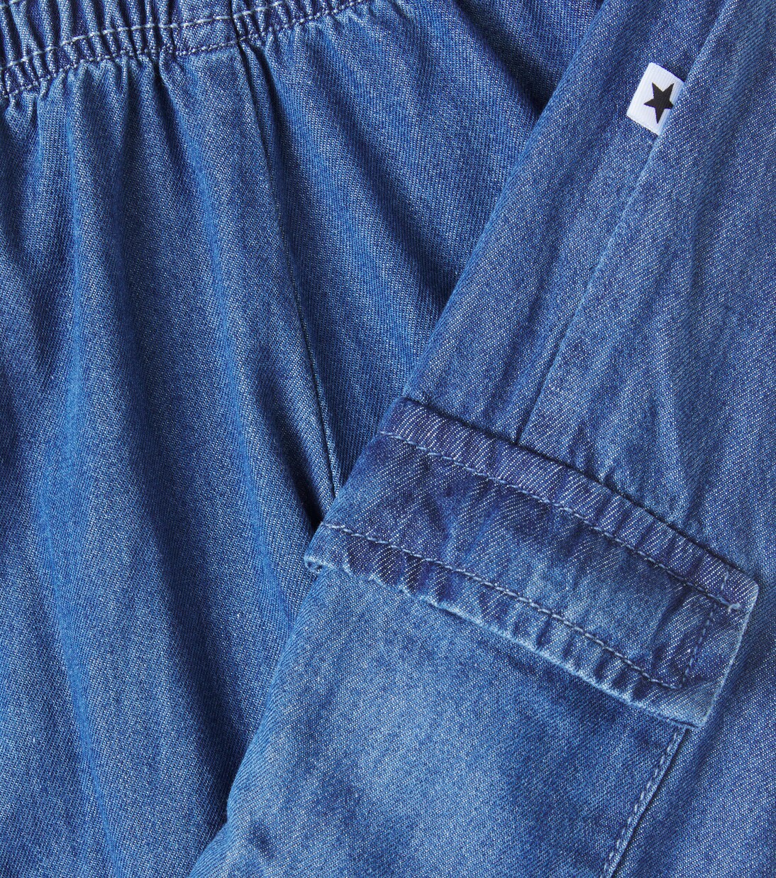 Bebé - pantalones cargo Sae de chambray de algodón | Molo