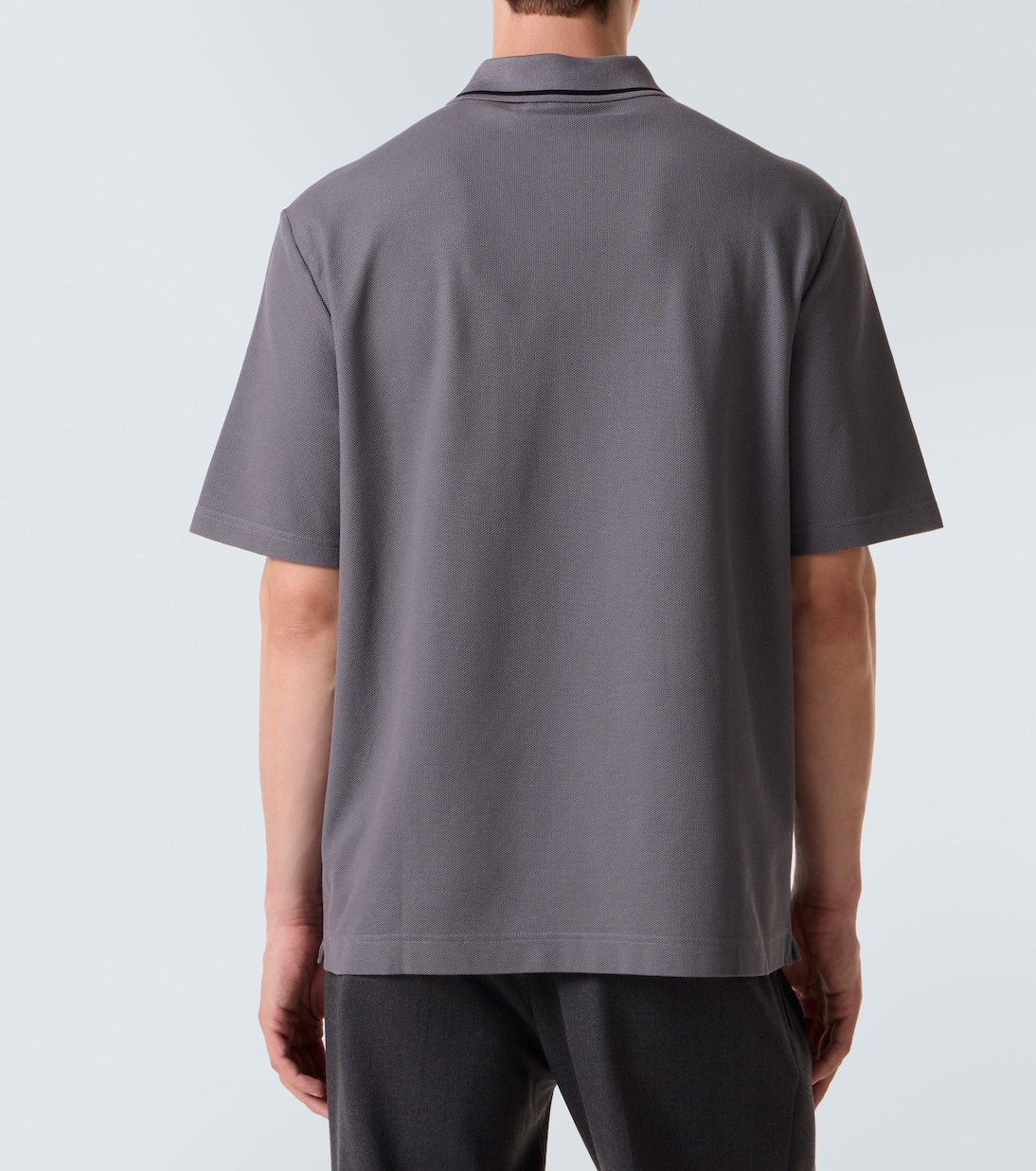 Besticktes Polohemd DG aus Baumwolle | Dolce&Gabbana