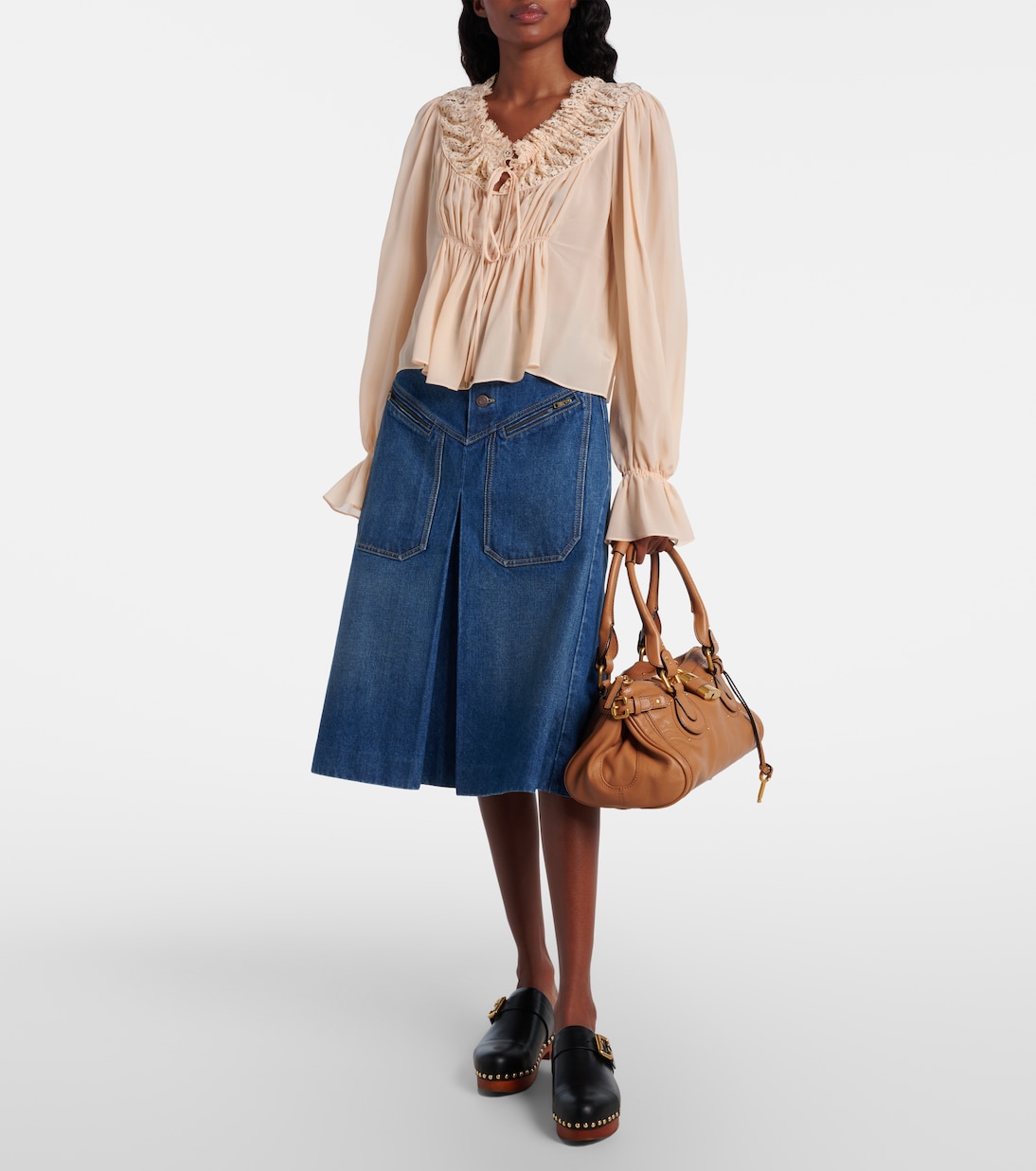 Paddington leather shoulder bag | Chloé