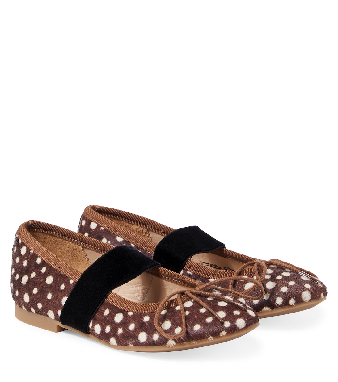 Dory Elast leather ballet flats | Pom d'Api