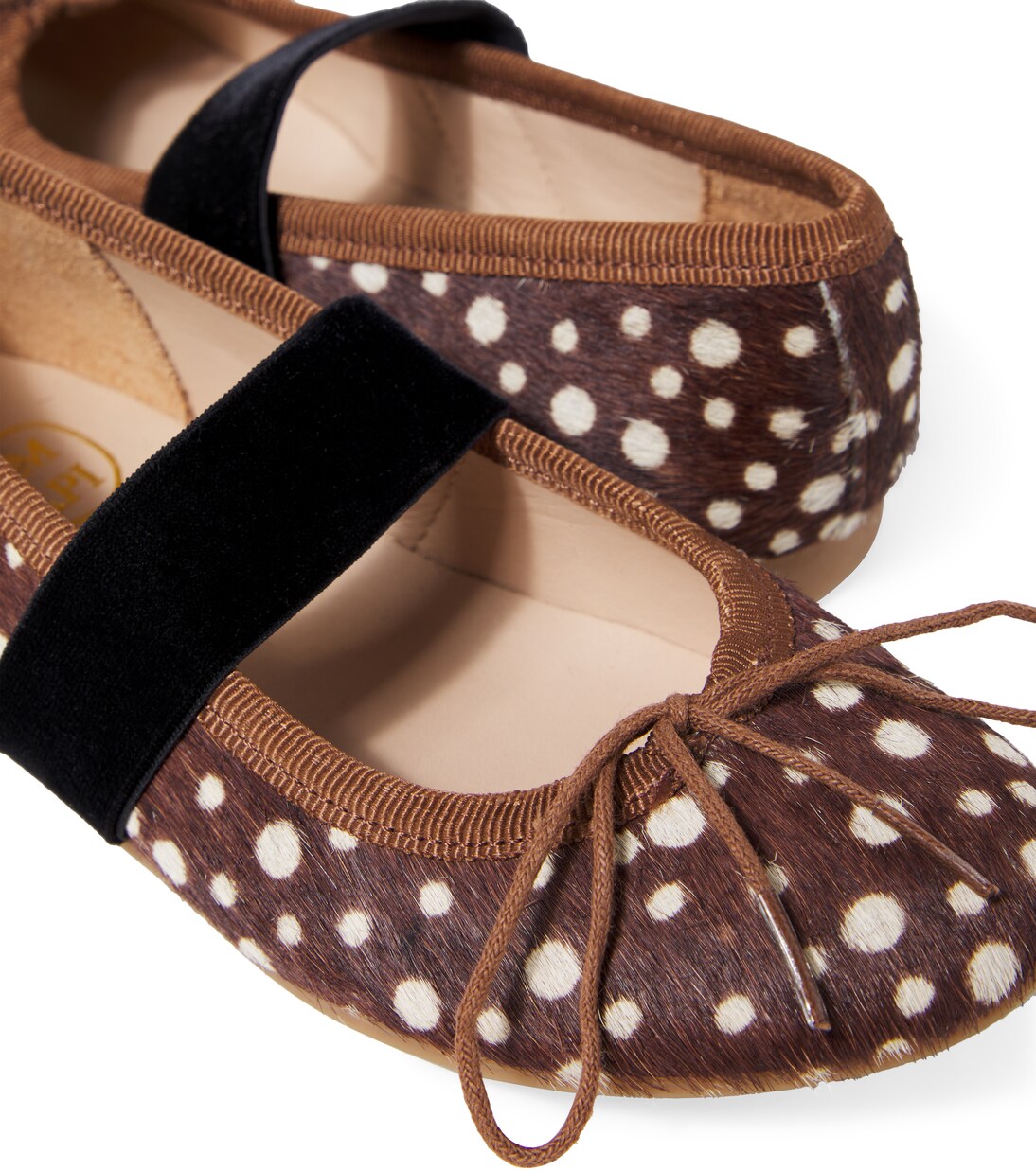 Dory Elast leather ballet flats | Pom d'Api