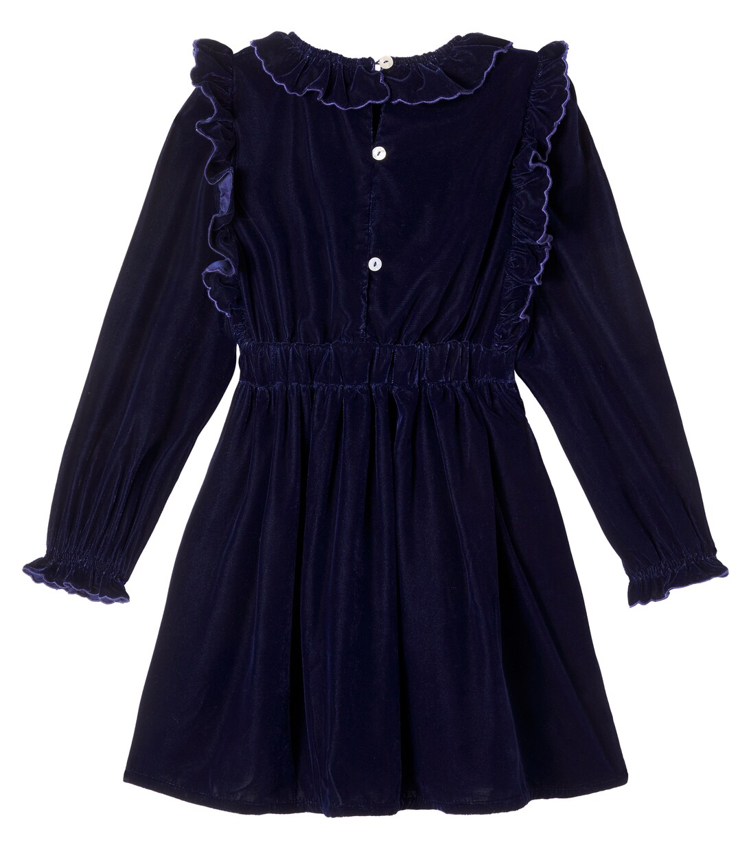 Abril embroidered velvet dress | The New Society