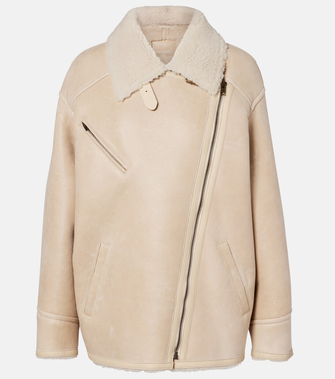 Lederjacke Adelina mit Shearling | Isabel Marant