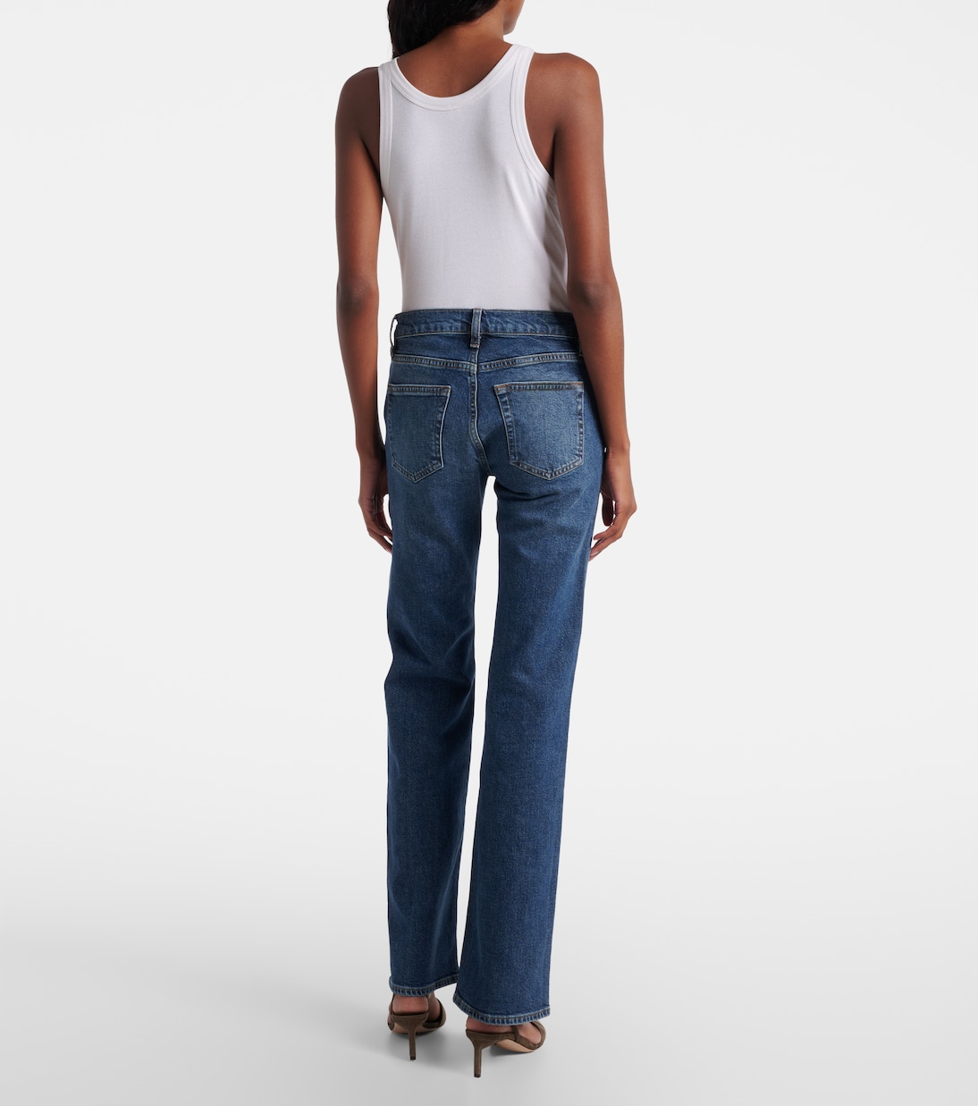 The Rodeo high-rise bootcut jeans | Frame