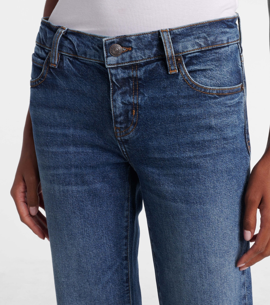 The Rodeo high-rise bootcut jeans | Frame