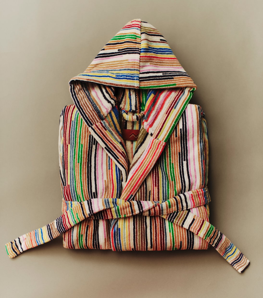 Melody striped cotton terry bathrobe | Missoni
