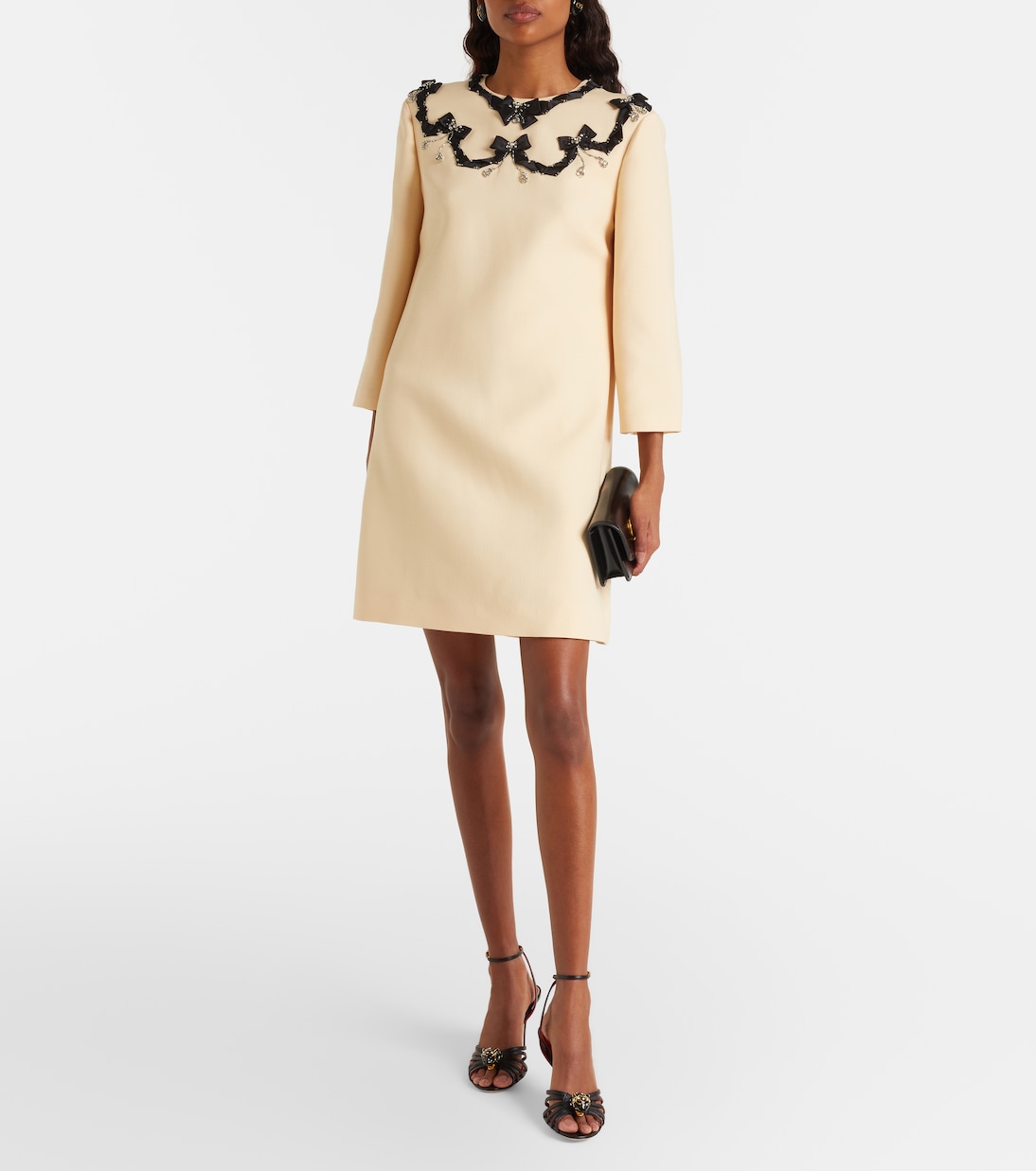 Verziertes Minikleid aus Crepe Couture | Valentino