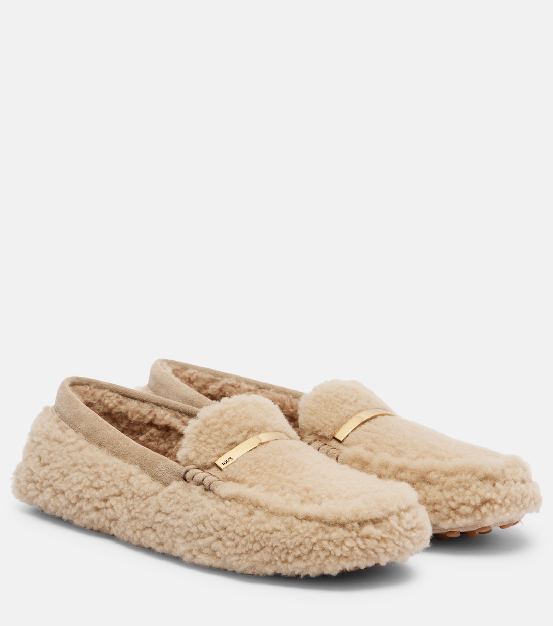 Gommino shearling driving shoes | Tod's