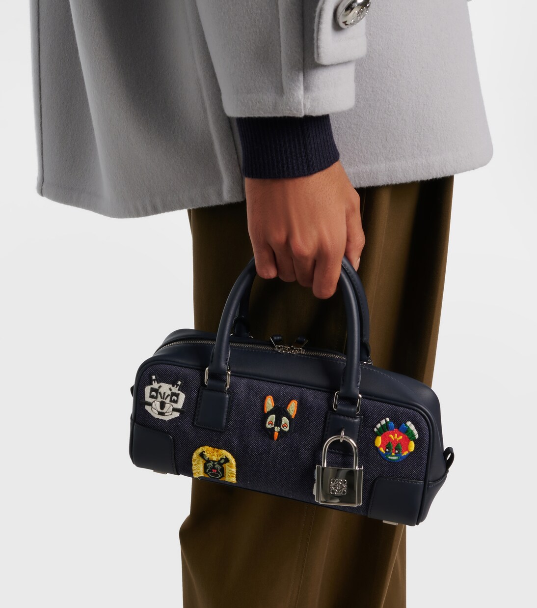 x Louis Wain Amazona 23 Short tote bag | Loewe