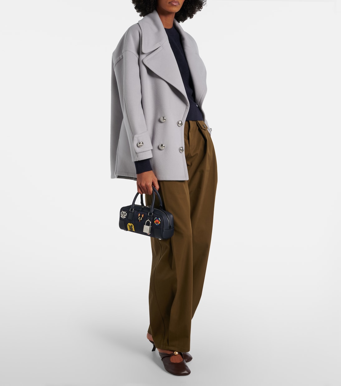 x Louis Wain Amazona 23 Short tote bag | Loewe