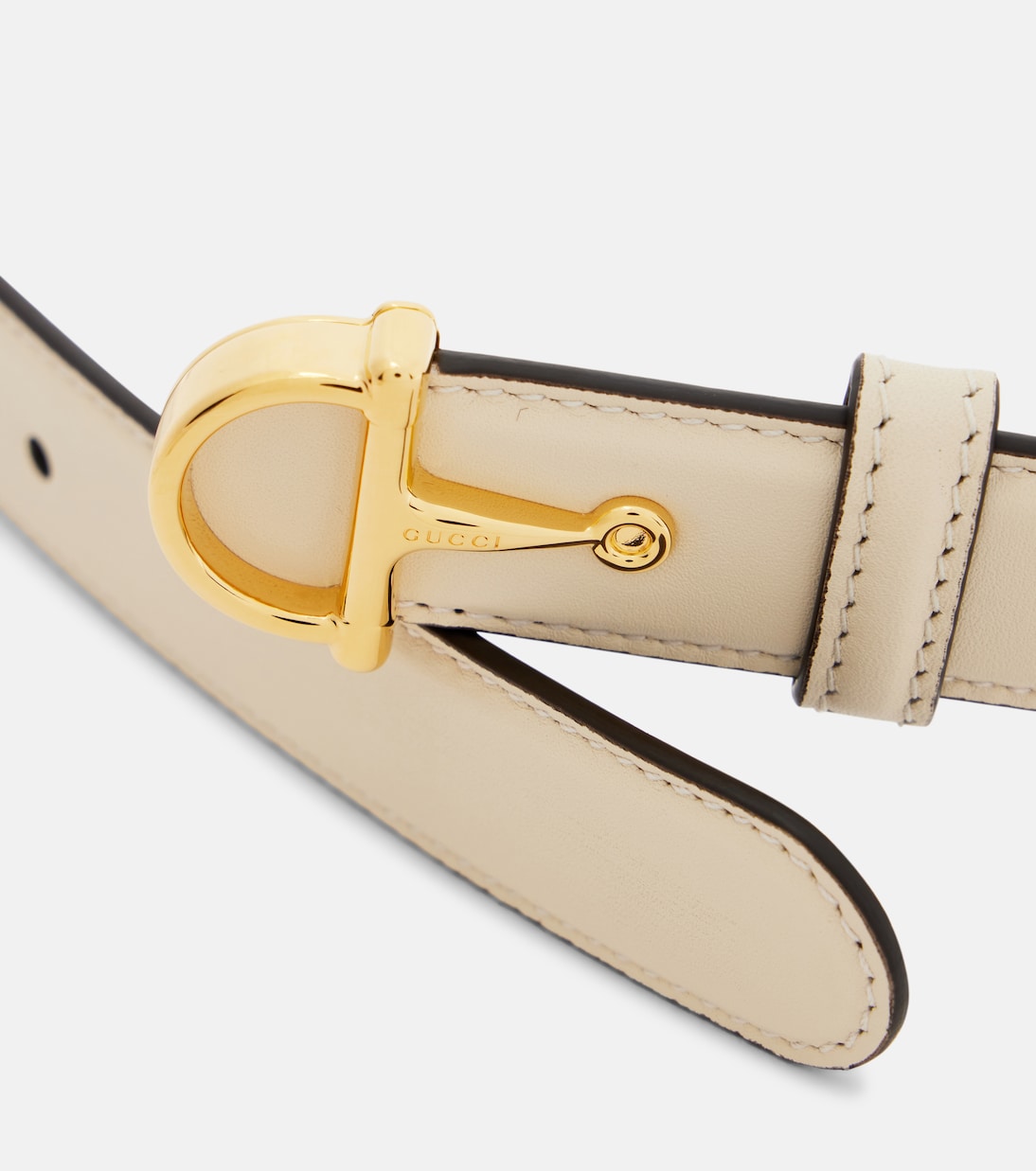 Horsebit leather belt | Gucci