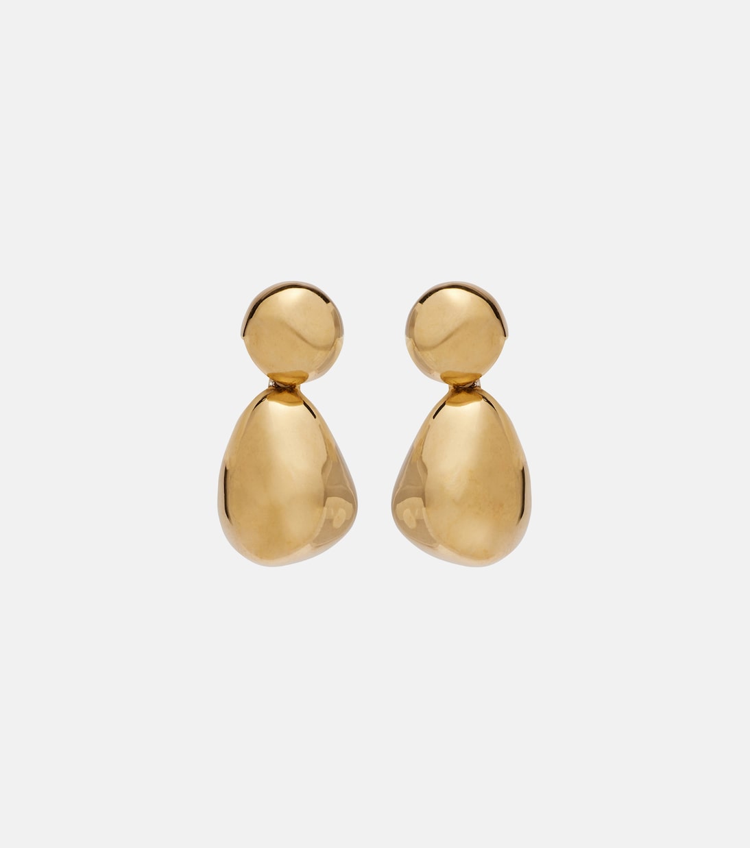 Double Ball gold-plated sterling silver earrings | Phoebe Philo