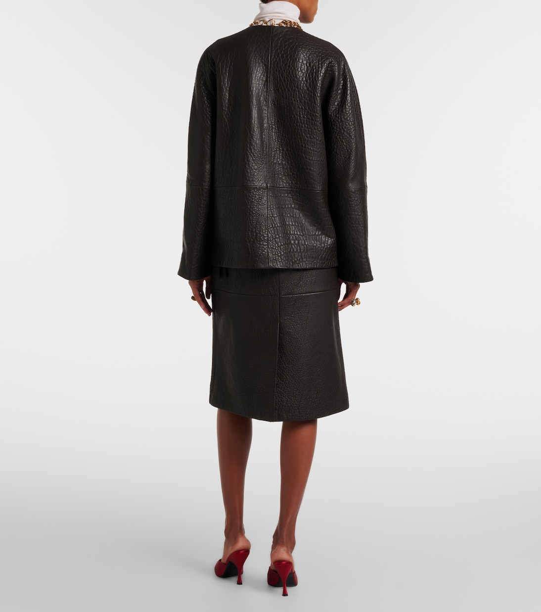 Barbs leather jacket | Joseph