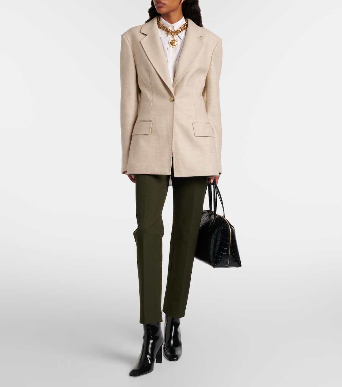 New Coleman gabardine slim pants | Joseph