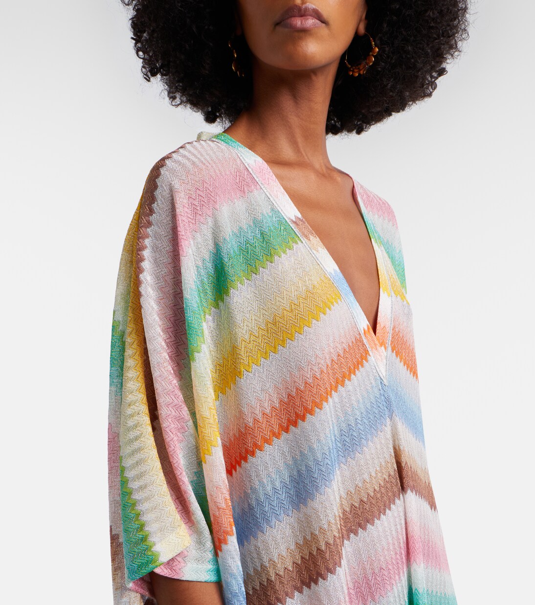Kaftan aus Häkelstrick | Missoni
