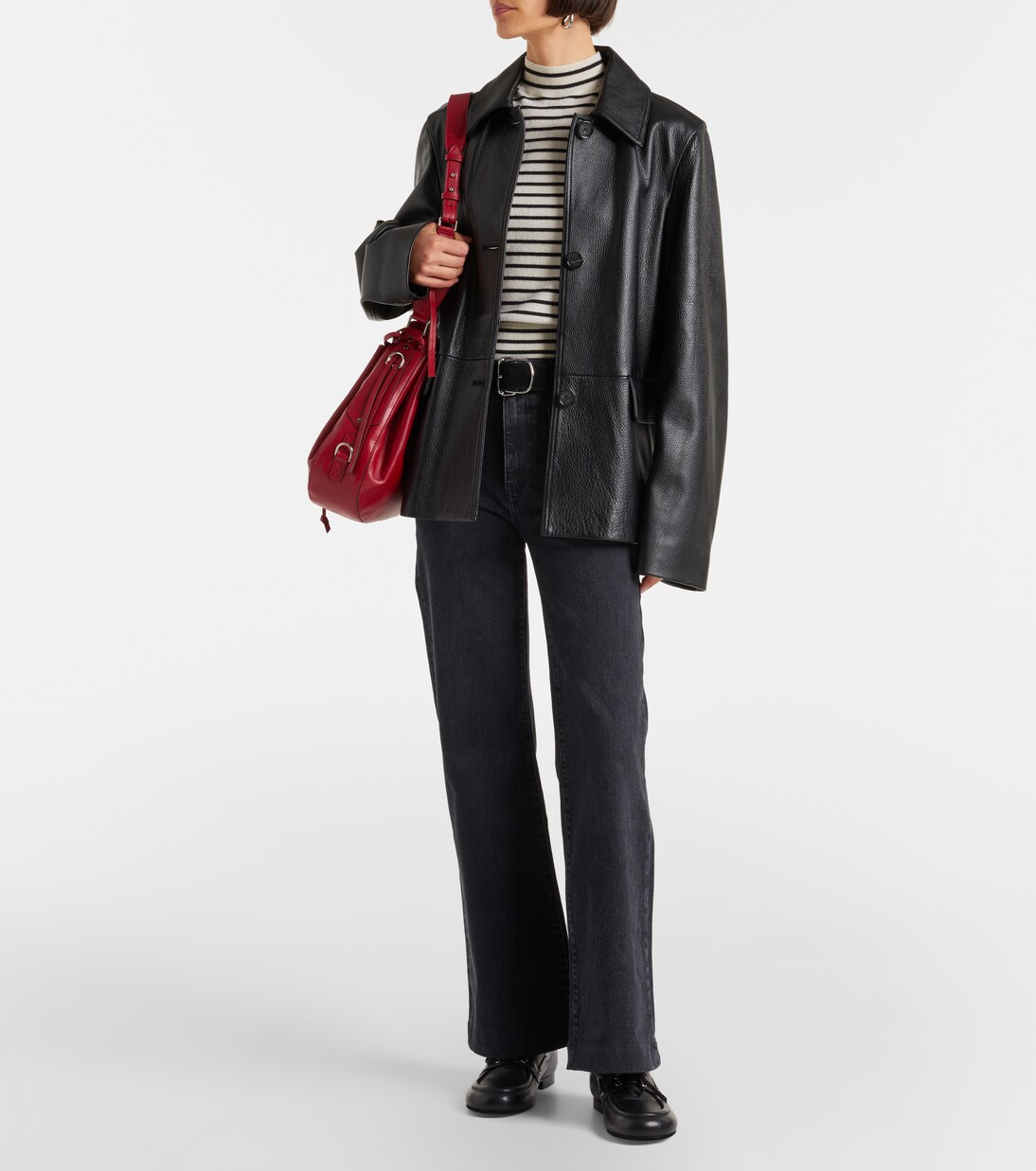 Arrow high-rise bootcut jeans | Frame