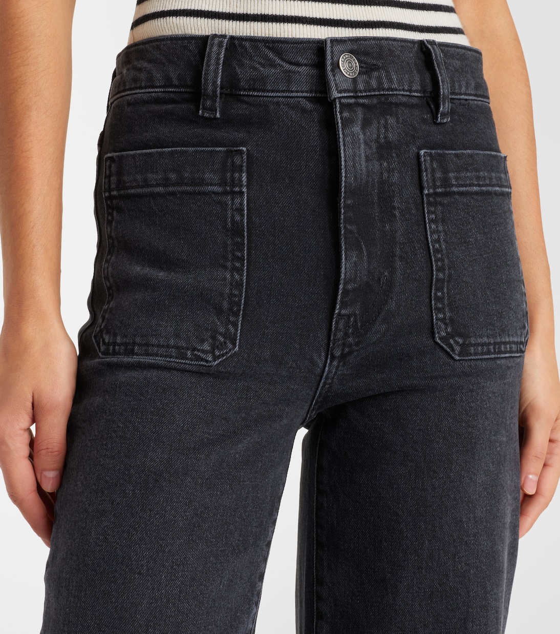Arrow high-rise bootcut jeans | Frame