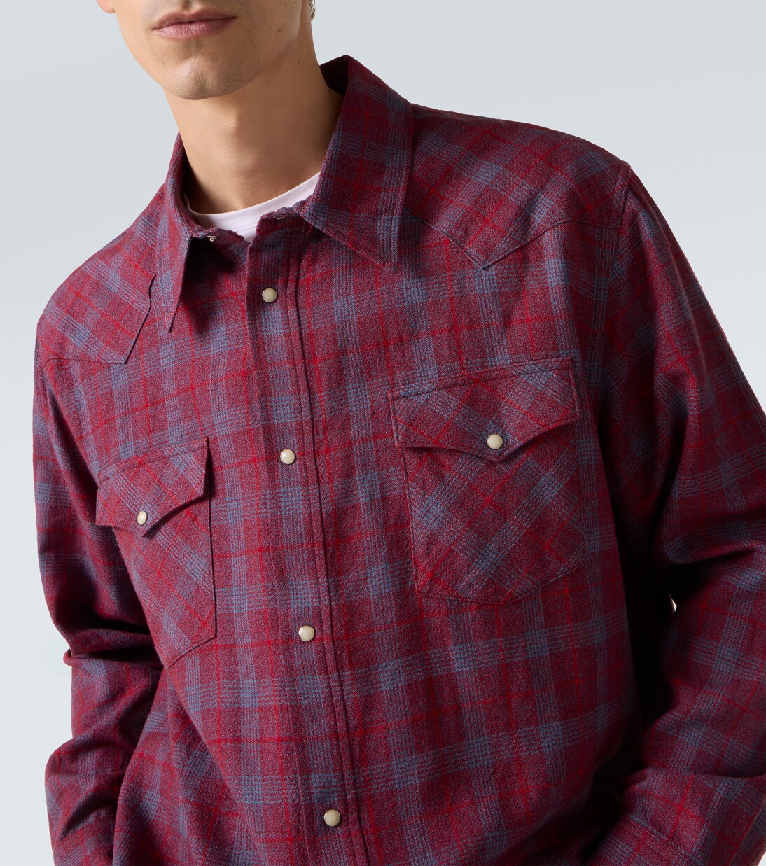 Hemd Four Cornes aus Wolle und Leinen | Visvim