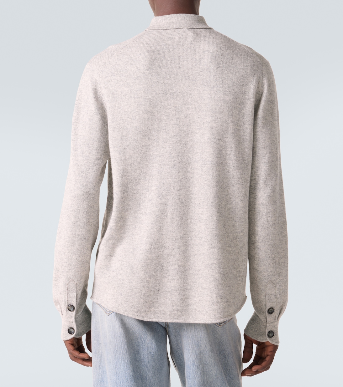 Hemdjacke aus Baumwolle und Kaschmir | Allude