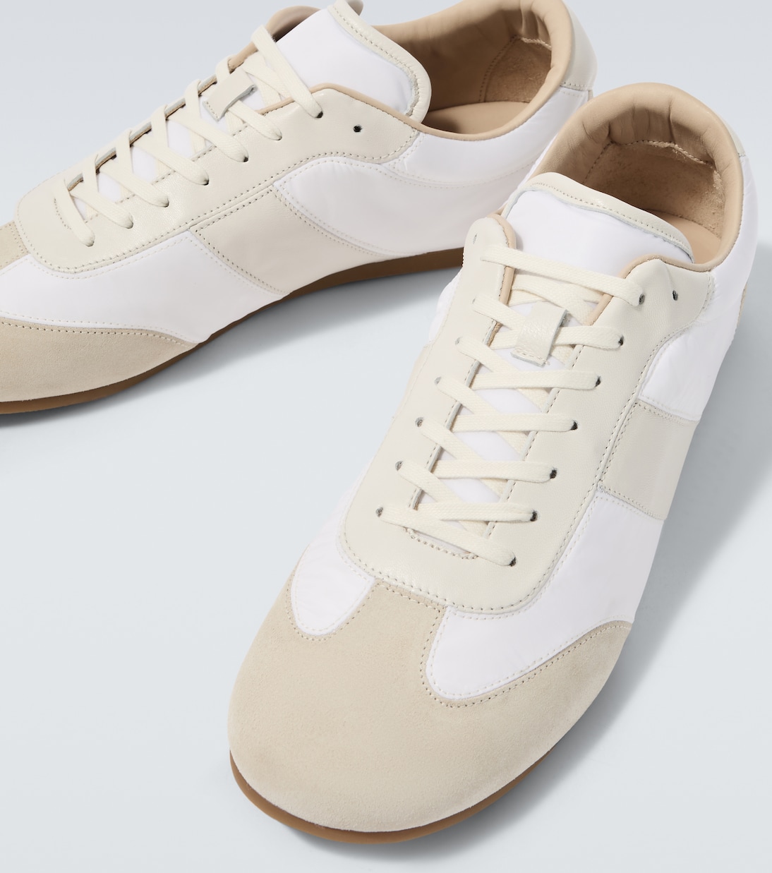Soft suede-trimmed sneakers | Lemaire