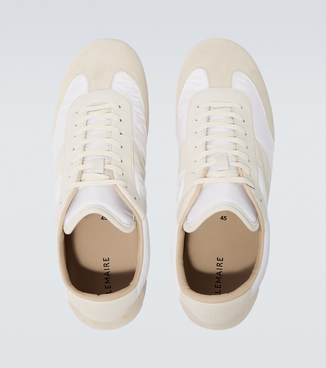 Soft suede-trimmed sneakers | Lemaire
