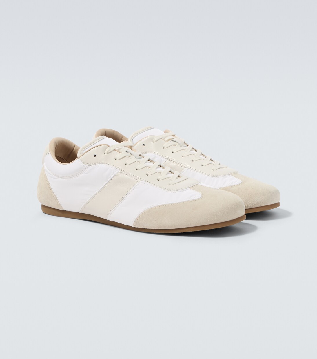 Soft suede-trimmed sneakers | Lemaire