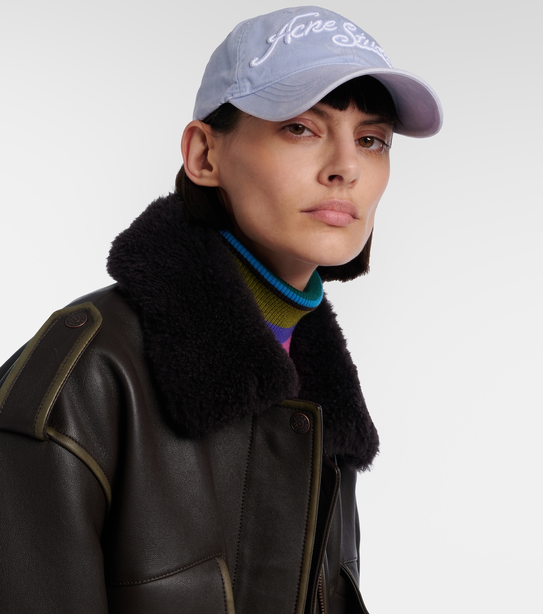 Logo denim baseball cap | Acne Studios