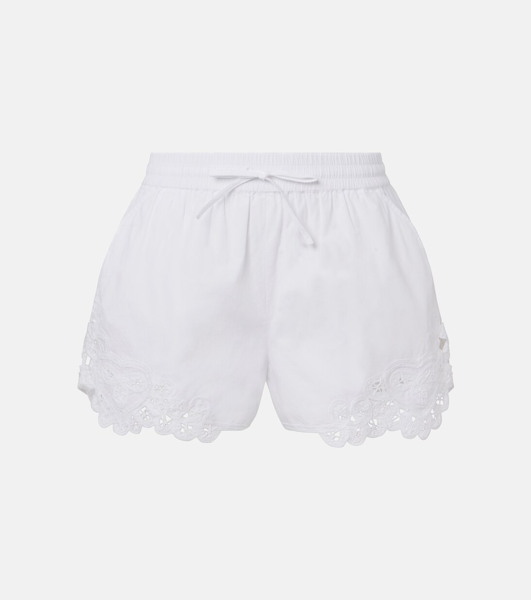 Vivaldi刺绣棉质短裤 | Veronica Beard
