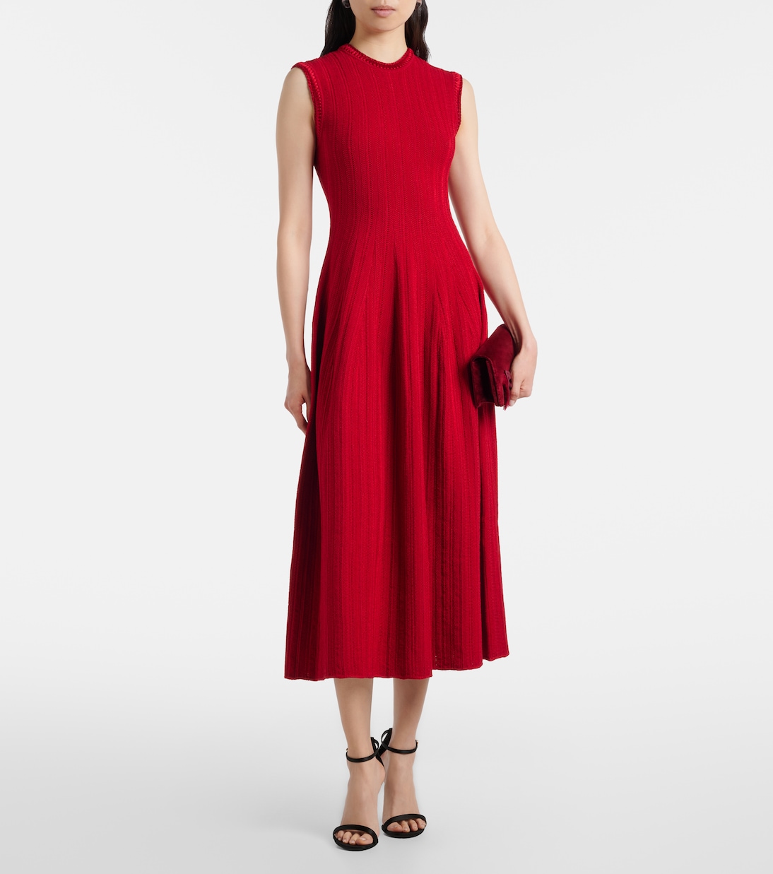 Midikleid aus einem Seidengemisch | Ralph Lauren Collection