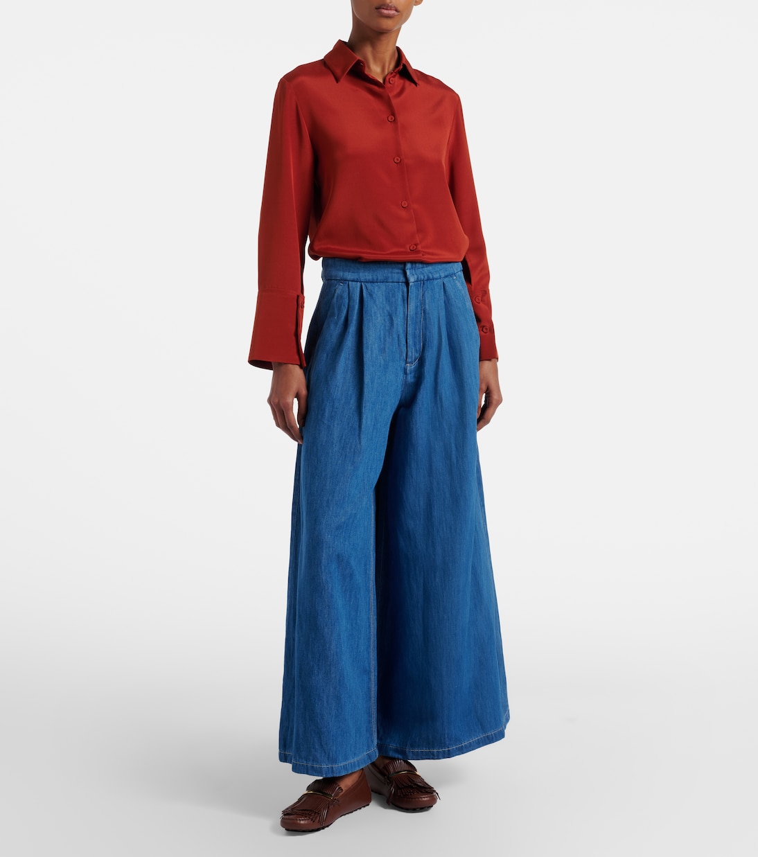 Nastro cropped wide-leg jeans | 'S Max Mara