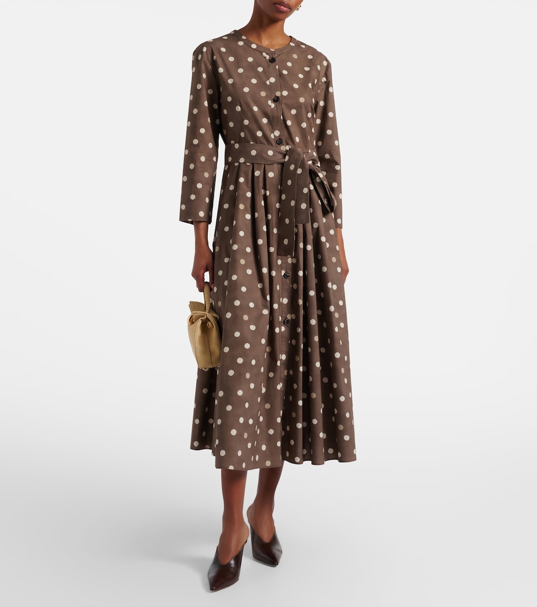 Pesche polka-dot cotton shirt dress | 'S Max Mara